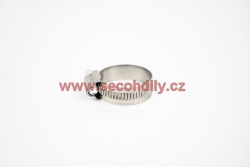 Nerezová spona k hadici (20 - 32 mm)
