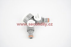 Plastová rozdvojka 3/4" s ventily